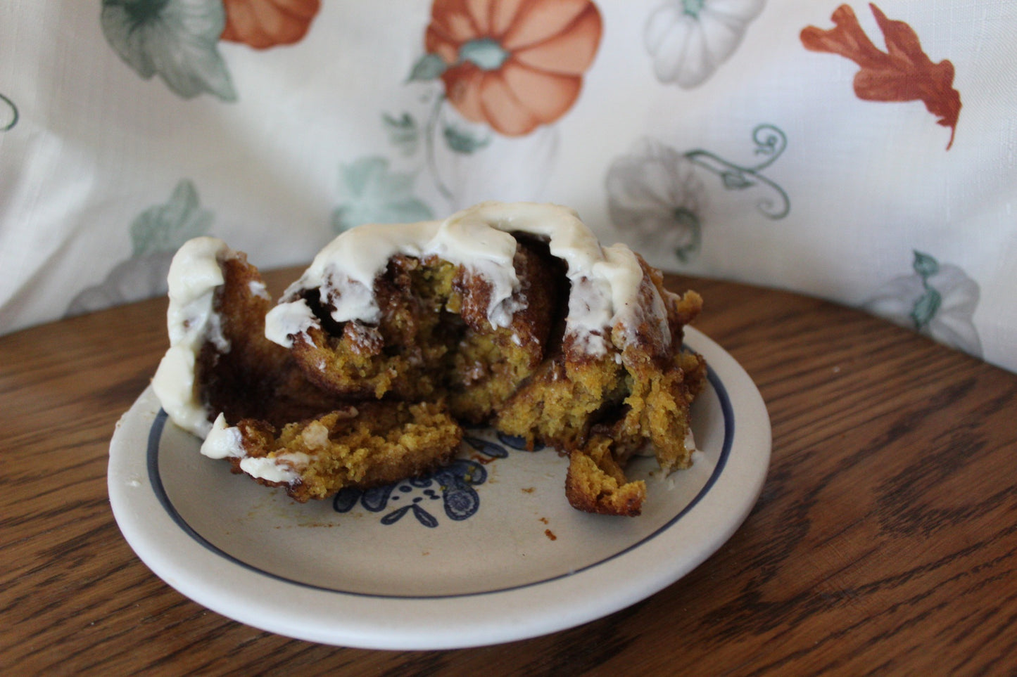 Pumpkin Sourdough Cinnamon Rolls