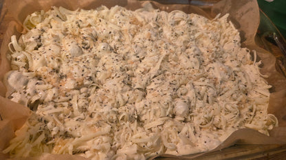 Garlic Herb and Cheese Sourdough Focaccia