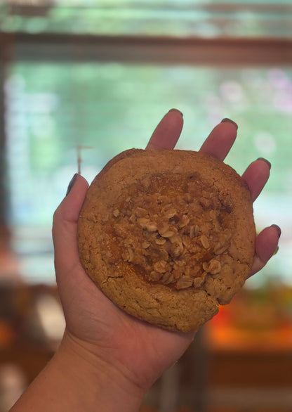 🍑 Limited- Time Seasonal Peach Cobbler Cookie 🍑