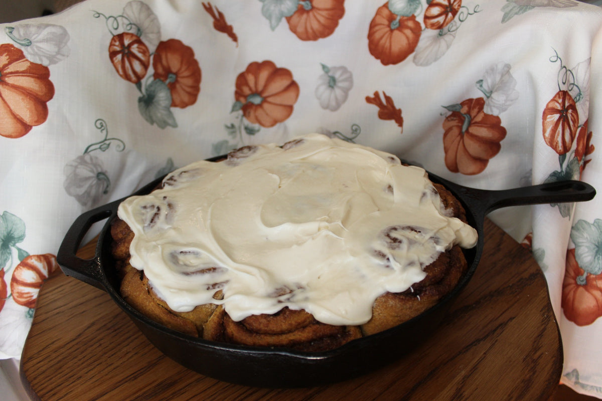 Pumpkin Sourdough Cinnamon Rolls