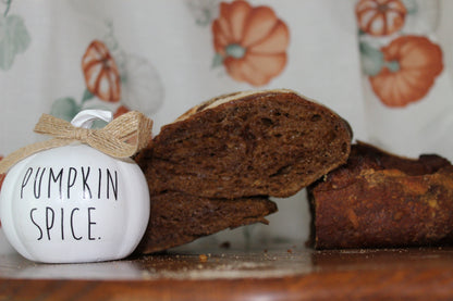 Pumpkin Spice Latte Sourdough Loaf