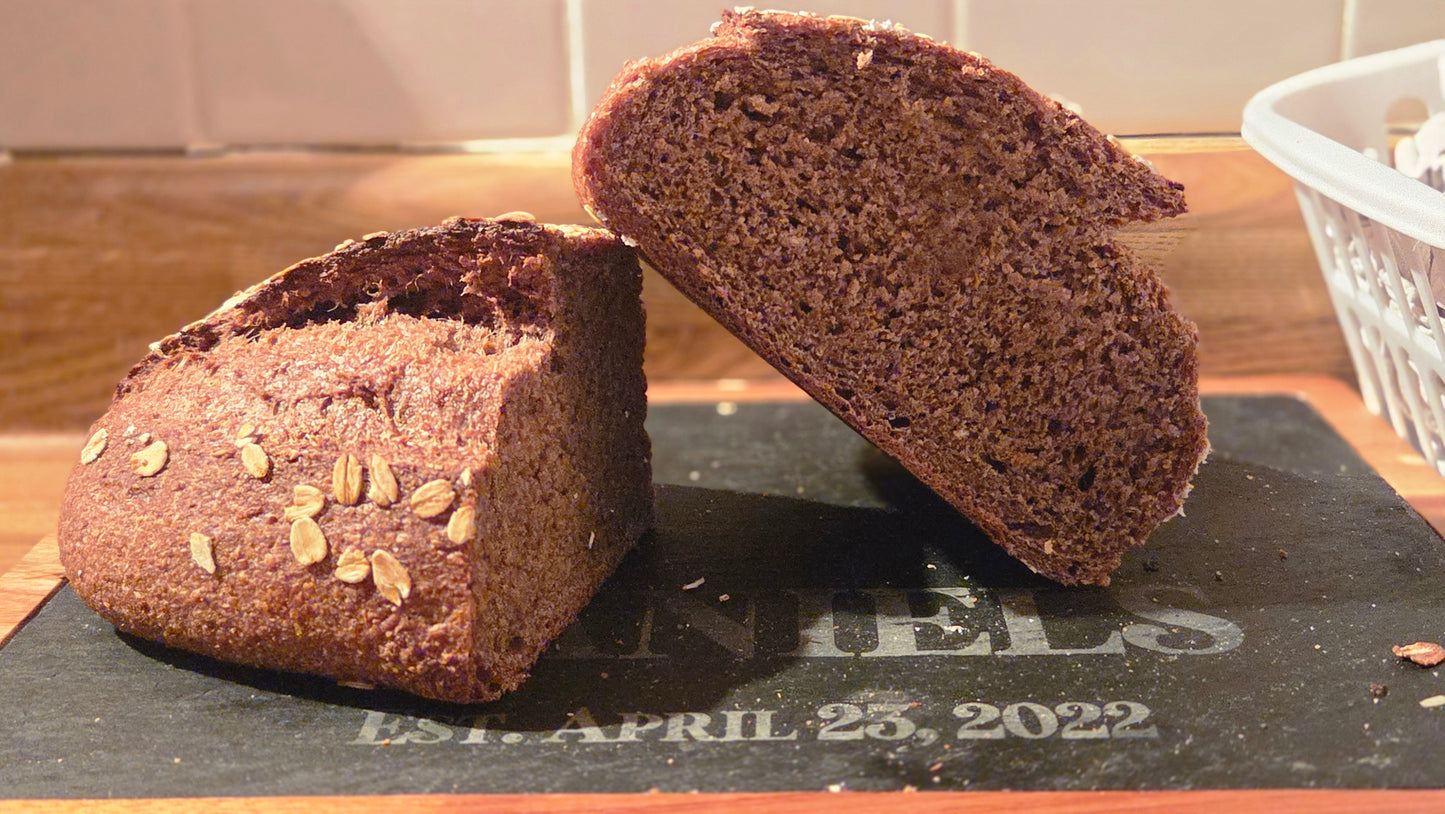 "Steakhouse" Fresh Whole Wheat Sourdough Brown Bread