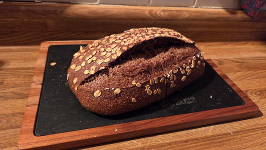 "Steakhouse" Fresh Whole Wheat Sourdough Brown Bread