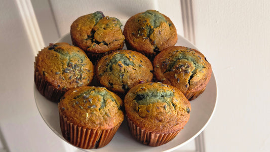 🫐Blueberry Lemon Lavender Muffins🪻